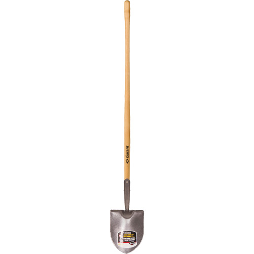 Round Point Shovel, Forged Steel Blade, Hardwood, Straight Handle Haskins Industrial Inc.
