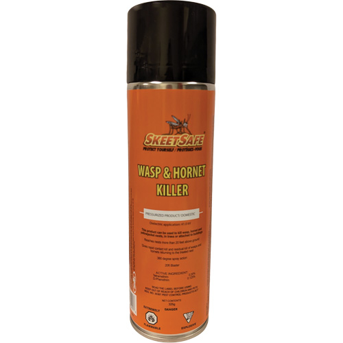 SkeetSafe&reg; Wasp & Hornet Spray, 350 g, Aerosol Can, Solvent Base Haskins Industrial Inc.