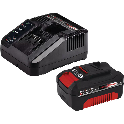 Ensemble tondeuse &agrave; gazon pouss&eacute;e sans fil, Pouss&eacute;e, &agrave; pile, Largeur de coupe 13" Haskins Industrial Inc.