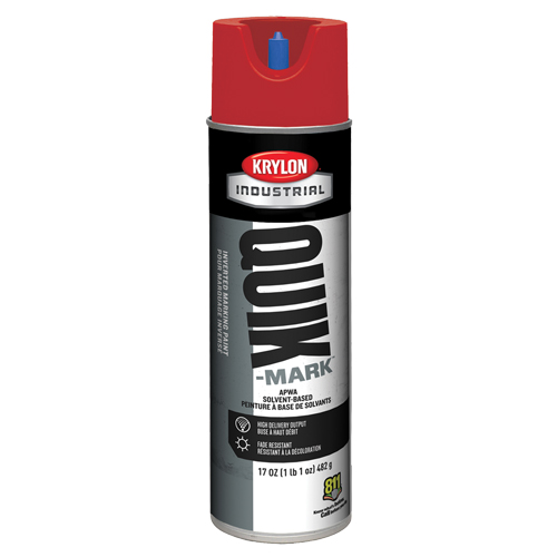 Industrial Quik-Mark Solvent-Based Inverted Marking Paint, 17 oz., Aerosol Can Haskins Industrial Inc.