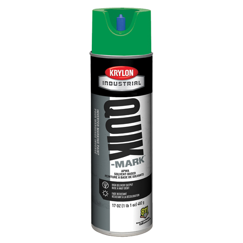 Peinture de marquage industrielle invers&eacute;e &agrave; base de solvant Quik-Mark, 17 oz, Canette a&eacute;rosol Haskins Industrial Inc.