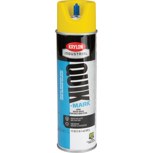 Industrial Quik-Mark Water-Based Inverted Marking Paint, 17 oz., Aerosol Can Haskins Industrial Inc.