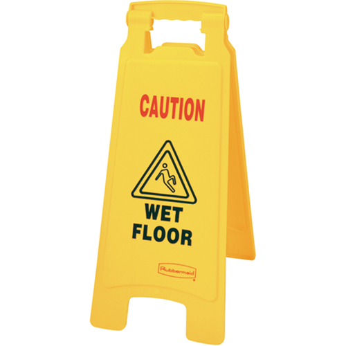 "Wet Floor" Safety Signs, English with Pictogram Haskins Industrial Inc.