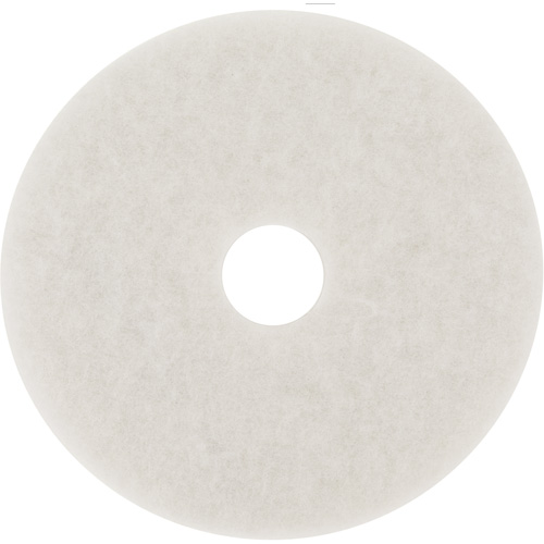 Tampon de polissage pour planchers, 20", Polissage, Blanc Haskins Industrial Inc.
