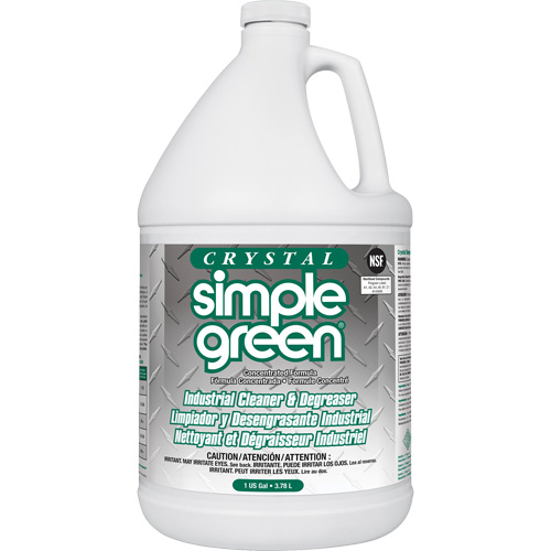 Crystal Simple Green&reg; Industrial Cleaner & Degreaser, 1 gal., Jug Haskins Industrial Inc.