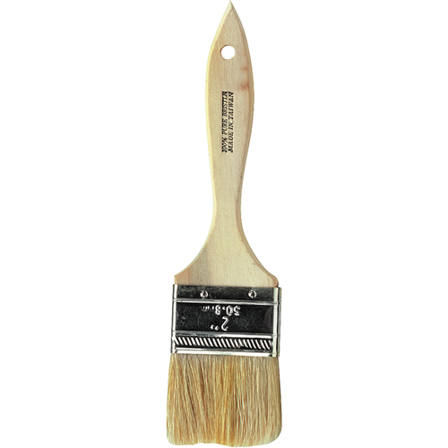 Chip Paint Brush, White China, Wood Handle, 1" Width Haskins Industrial Inc.