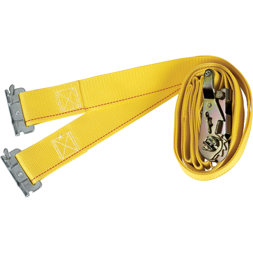 Logistic Straps, Ratchet, 2" W x 12' L, 1000 lbs. (454 kg) WLL Haskins Industrial Inc.