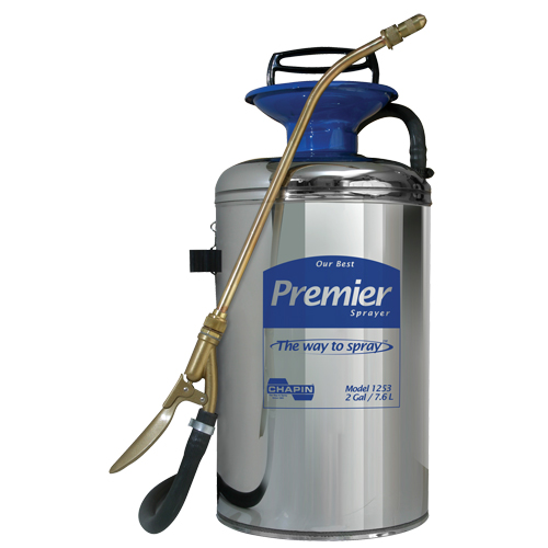 Premier Series Pro Sprayer, 2 gal. (7.6 L), Stainless Steel, 12" Wand Haskins Industrial Inc.
