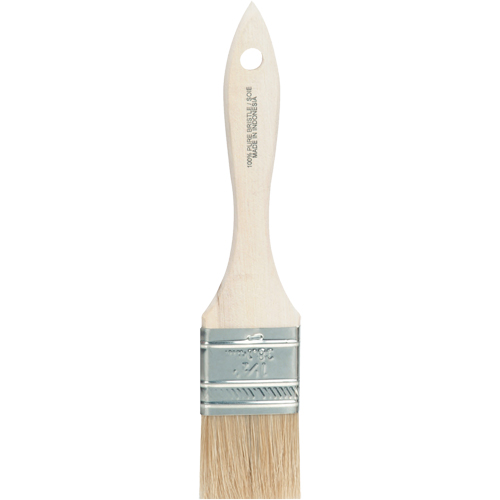 Chip Paint Brush, White China, Wood Handle, 1-1/2" Width Haskins Industrial Inc.