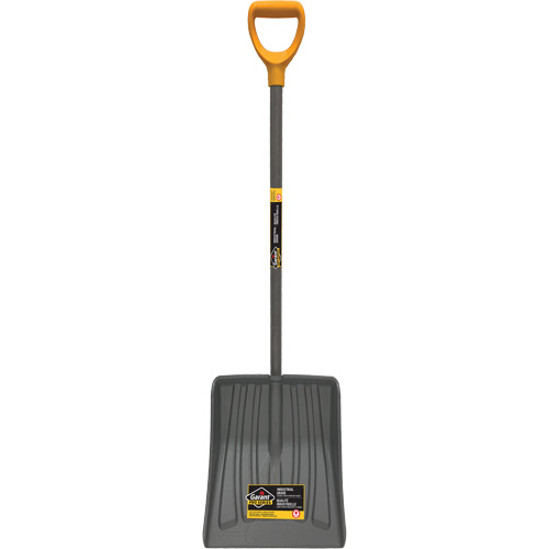Pro Snow Shovel, Polypropylene Blade, 13-7/8" Wide, D-Grip Handle Haskins Industrial Inc.