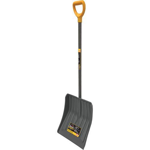 Pro Snow Shovel, Polypropylene Blade, 13-7/8" Wide, D-Grip Handle Haskins Industrial Inc.