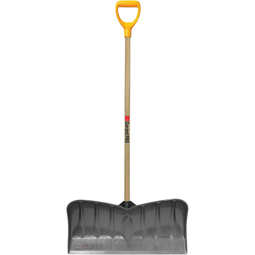 Pro Snow Pusher, Polypropylene Blade, D-Grip Handle, 26" W Haskins Industrial Inc.
