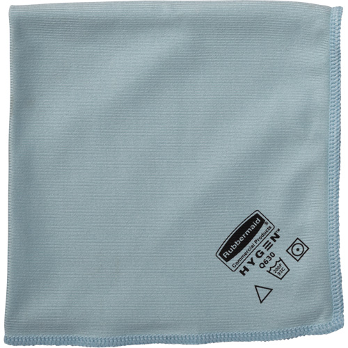 Chiffons en microfibre Hygen s&eacute;rie ex&eacute;cutif, Microfibre, Bleu Haskins Industrial Inc.