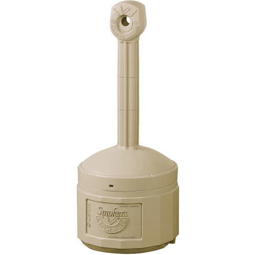 Cendriers Smoker's Cease-Fire, Sur pied, Plastique, Capacit&eacute; 1 gal. US, Hauteur 30" Haskins Industrial Inc.