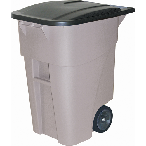 Contenants roulants Brute, Plastique, 50 gal. US Haskins Industrial Inc.