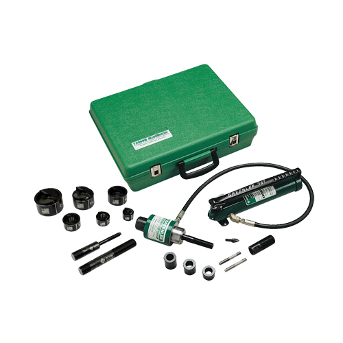 Hydraulic Knockout Kit with Hand Pump and Slug-Buster&reg; Punches Haskins Industrial Inc.