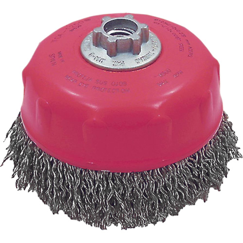 MAXI-CRIMPED Premium Crimped Wire Cup Brush Haskins Industrial Inc.
