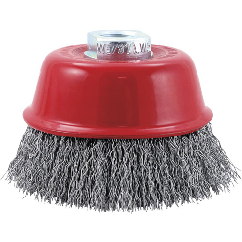 Brosse-boisseau &agrave; fils cr&ecirc;p&eacute;s, 3-1/4", Fils 0,014" Haskins Industrial Inc.