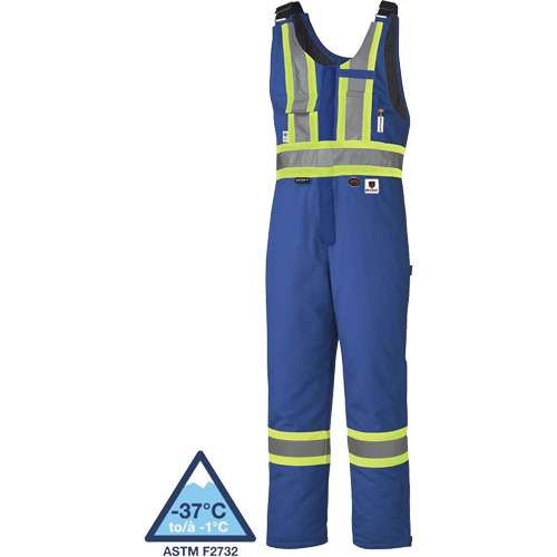 5524A Combinaison de s&eacute;curit&eacute; matelass&eacute;e ignifuge &agrave; haute visibilit&eacute;, 2T-Grand, Bleu royal Haskins Industrial Inc.