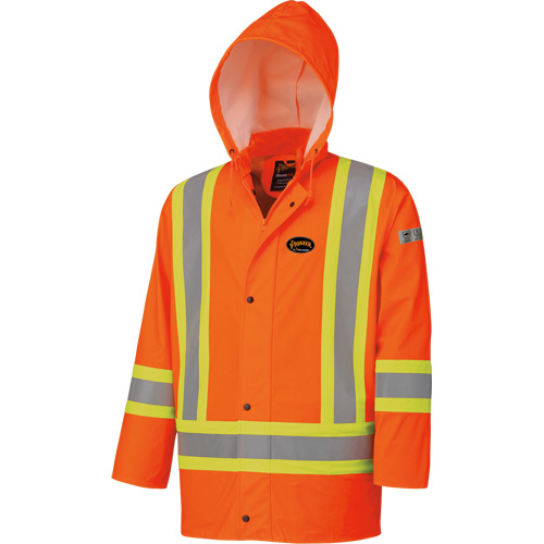 5892 High Visibility Flame Resistant Waterproof Jacket, 2X-Large, High Visibility Orange Haskins Industrial Inc.