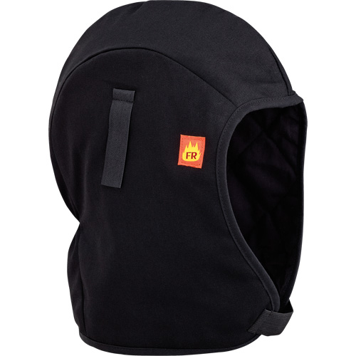 564A Flame Resistant Quilted Hardhat Liner, Black, Cotton Haskins Industrial Inc.