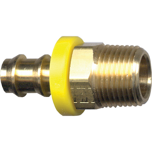 Grip-Tite Hose Barb Fitting, Brass, 3/8" x 1/4" Haskins Industrial Inc.