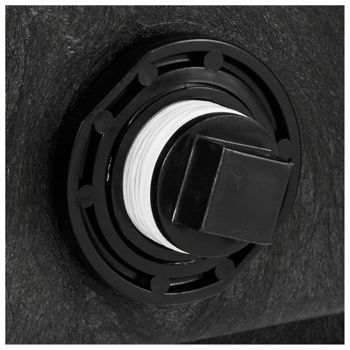 Stock Tank, 31" D x 53" W x 25-1/8" H, 800 lbs. Capacity, Black Haskins Industrial Inc.