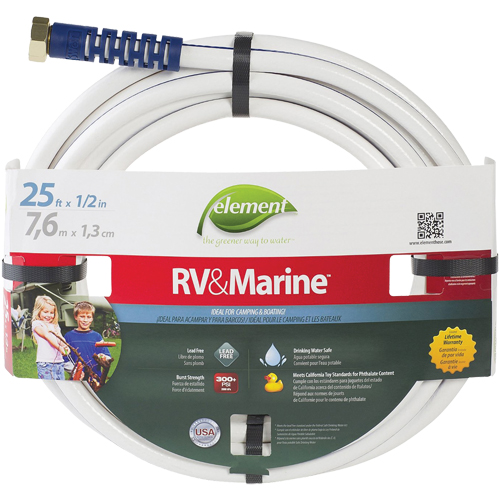 Element Marine & RV Water Hoses, PVC, 1/2" dia. x 25' Haskins Industrial Inc.
