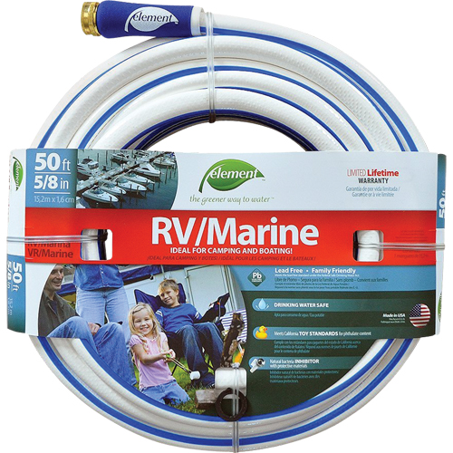 Boyaux d'arrosage pour bateaux et VR Element , PVC, 5/8" dia x 50' Haskins Industrial Inc.