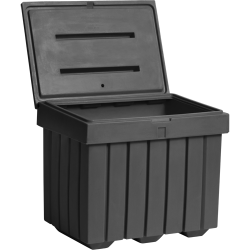 Economy Salt Sand Storage Container, 32" x 23" x 27-1/2", 10 cu. Ft., Grey Haskins Industrial Inc.