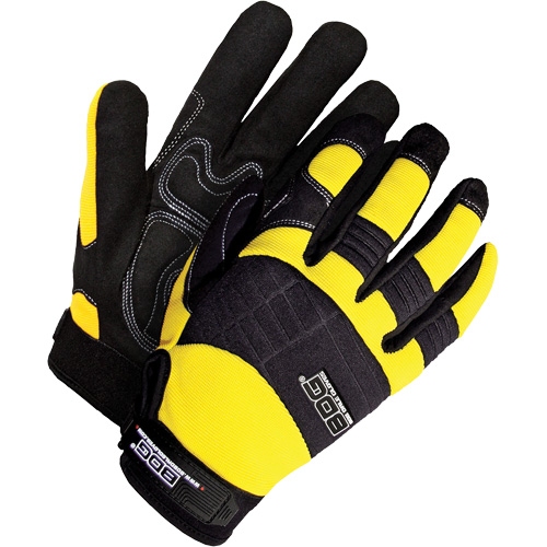 Gants performants &agrave; usage intensif avec paumes coussin&eacute;es, Paume Synth&eacute;tique, Taille T-Grand Haskins Industrial Inc.