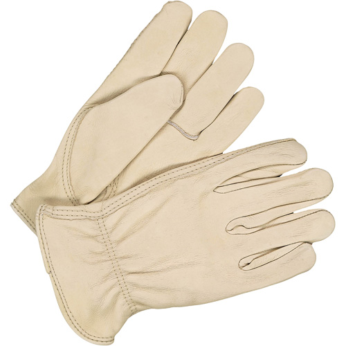 Gants de conducteur traditionnels, Grand, Paume en Cuir fleur de vache Haskins Industrial Inc.