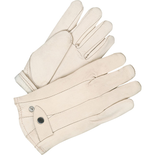 Classic Roper Gloves, 10, Grain Cowhide Palm, Fleece Inner Lining Haskins Industrial Inc.