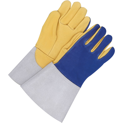 TIG Welder Gloves with 5.5" Cuff, Grain Deerskin, Size 10 Haskins Industrial Inc.
