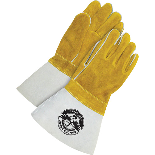 Welder Gloves with 5" Cuff, Split Cowhide, Size One Size Haskins Industrial Inc.