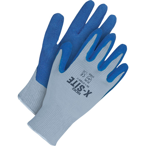 X-Site Coated Gloves, 10, Latex Coating, Poly-Cotton Shell Haskins Industrial Inc.