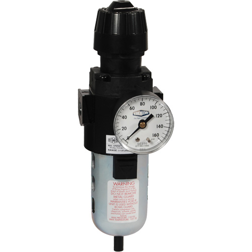 Wilkerson Compact Filter/Regulator, 1/2" NPT, 150 PSI Max. PSI, Standard Haskins Industrial Inc.