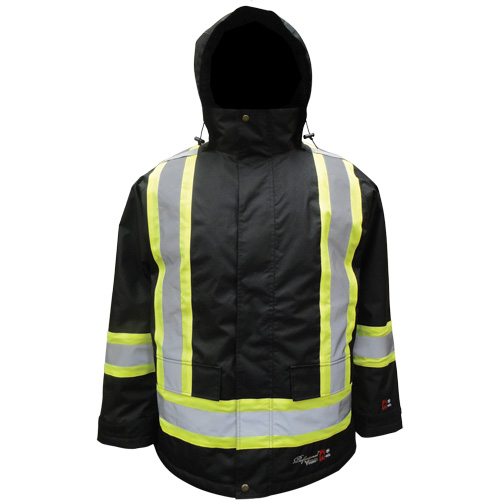 Journeyman Insulated Parka, 3X-Large, Black Haskins Industrial Inc.