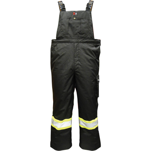 Journeyman Insulated Overalls, 2X-Large, Black Haskins Industrial Inc.