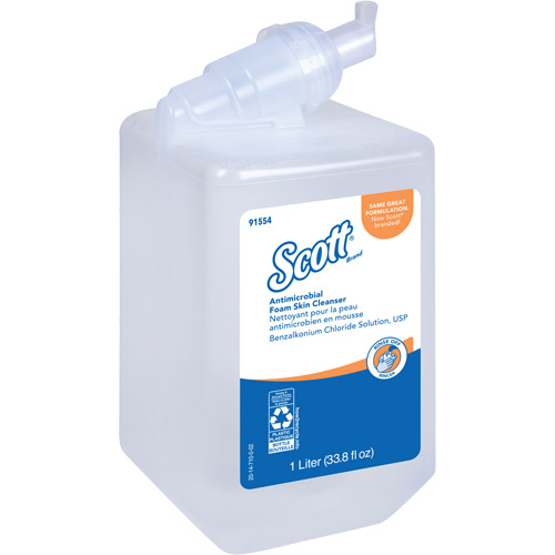 Nettoyant antimicrobien pour la peau Control de Scott, Mousse, 1 L, Sans parfum Haskins Industrial Inc.