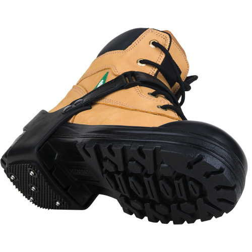 Heelstop Ice Cleats, Tungsten Carbide, Stud Traction, Large Haskins Industrial Inc.