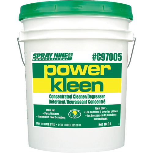 Produit nettoyant pour nettoyeur de pi&egrave;ces Power Kleen, 20 L, Seau Haskins Industrial Inc.