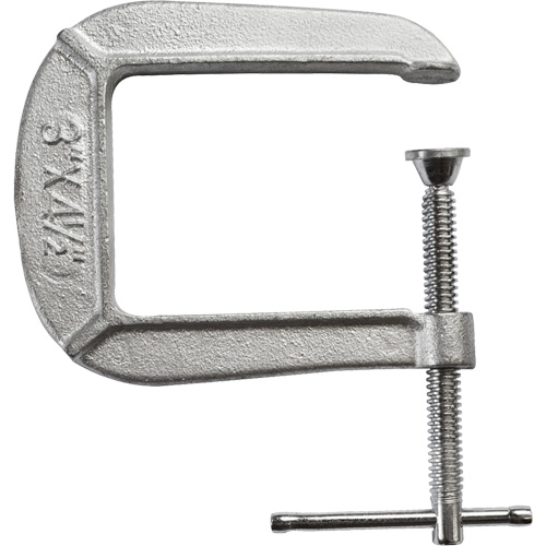 Serre-joint en C de s&eacute;rie l&eacute;g&egrave;re, Capacit&eacute; de 3" (76 mm), Profondeur de gorge de 4-1/2" (114 mm) Haskins Industrial Inc.