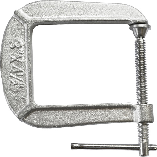 Serre-joint en C de s&eacute;rie l&eacute;g&egrave;re, Capacit&eacute; de 3" (76 mm), Profondeur de gorge de 4-1/2" (114 mm) Haskins Industrial Inc.
