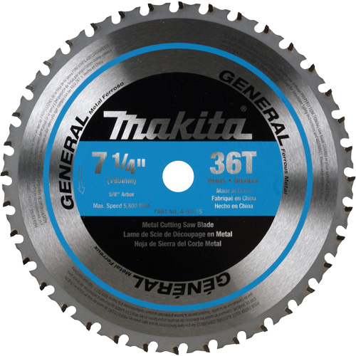 Lame de scie &agrave; pointes au CERMET, 7-1/4", 36 dents, Pour M&eacute;tal Haskins Industrial Inc.