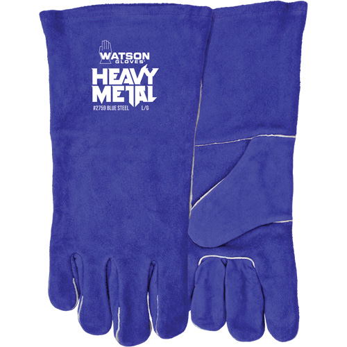 Nouveaux gants en jersey, Cuir de vache refendu, Taille Taille unique Haskins Industrial Inc.