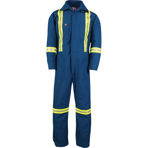 Combinaison de luxe Dupont Nomex IIIA, Taille 3T-Grand (grande taille), Bleu royal, 6 cal/cm² Haskins Industrial Inc.