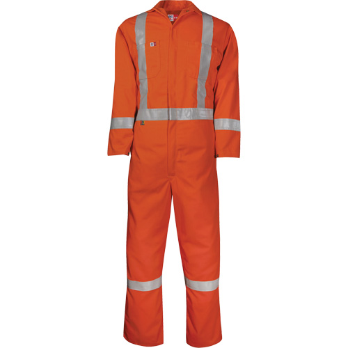 Westex UltraSoft&reg; Unlined Contractor Coveralls, Size 2X-Large (Tall), Orange, 8.7 cal/cm² Haskins Industrial Inc.