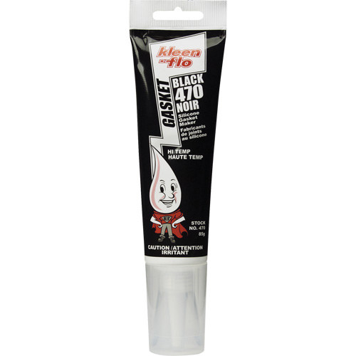 470 Silicone Gasket Maker, Tube, Black Haskins Industrial Inc.