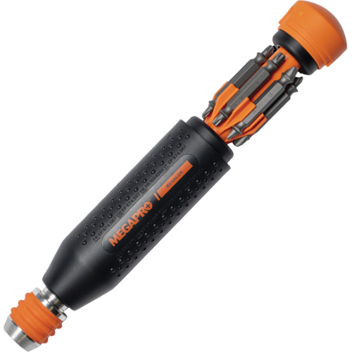 Tournevis multi embouts Original MEGALOK 15-en-1, 6-3/10" lo, Prise Textur&eacute; Haskins Industrial Inc.